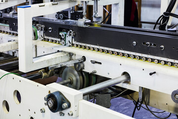 equipment for the processing of paper in a printing house