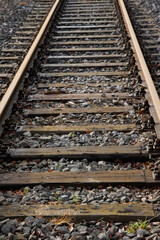 Fototapeta premium Eisenbahnschiene 1