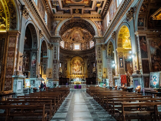 Fototapeta premium interior of the cathedral of st james