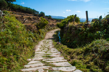 Old Roman road in the north of Portugal.
