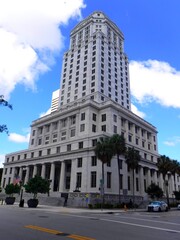 Fototapeta na wymiar North America, United States, Florida, Miami-Dade County, Miami, Public Building Services, Courthouse