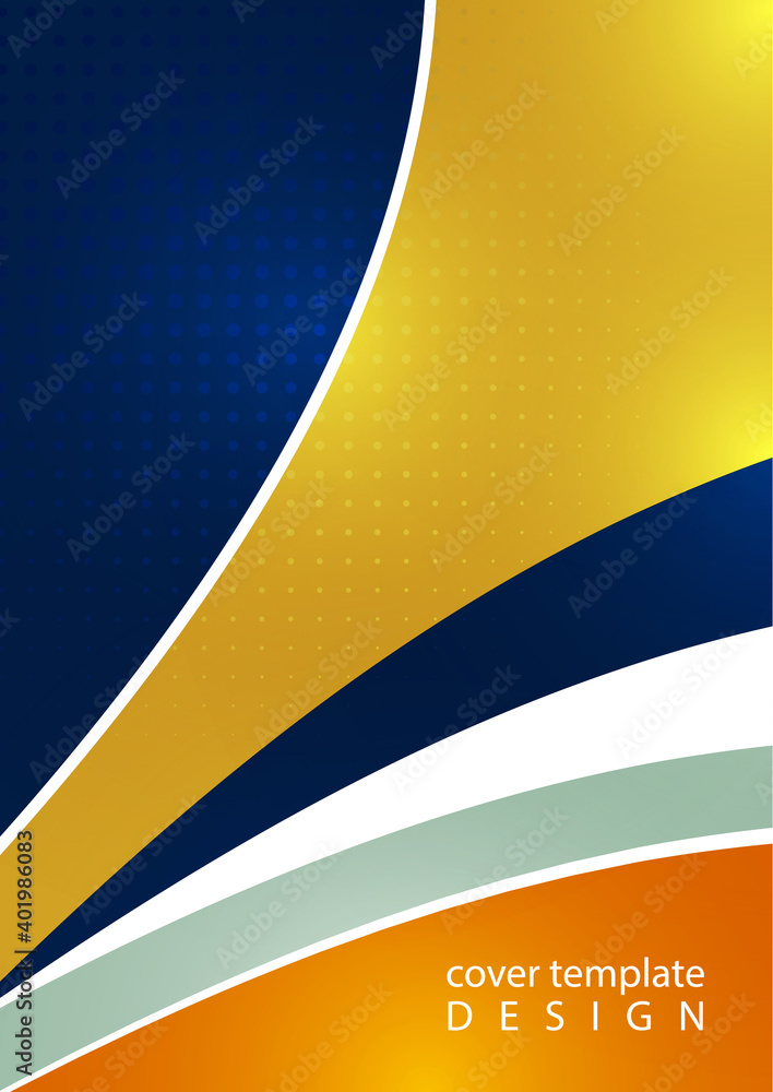 Poster abstract wave background with copy space. modern design for business templates, web designs, present