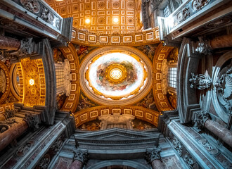 interior of the hagia sophia country