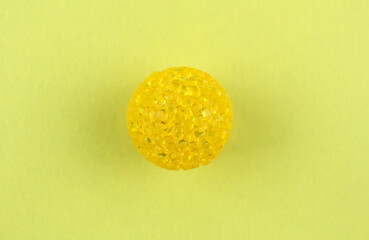 Small yellow ball like the sun