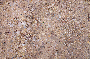 crushed stone road, beige texture for background
