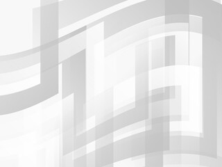 Fototapeta premium Abstract grey and white geometric stylish modern background design