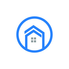 Real Estate Logo. Minimal home, house logo, icon for your business property