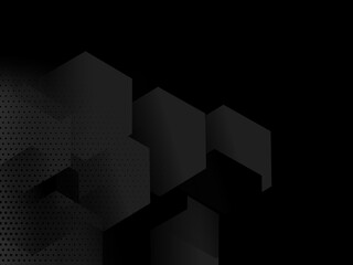 Dark geometric black abstract background elegent design pattern