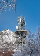 Antenne relais en montagne