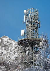 Antenne relais en montagne