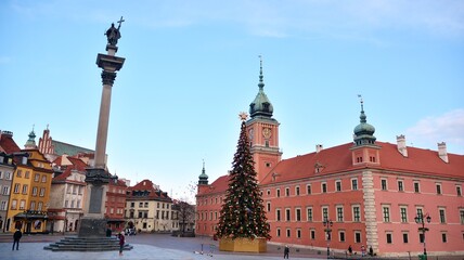 Obraz premium city old town square