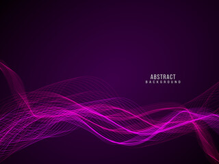 smooth stylish abstract color wave dark background