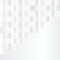 White vector geometric block background