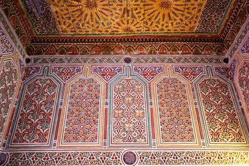 Zdobienia ściany w stylu marokańskim