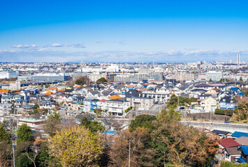 郊外の住宅地　東京