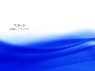 Smooth stylish modern wave background