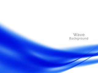 Fototapeta premium blue wave elegent design background