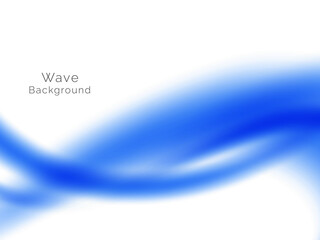 Smooth stylish modern wave background