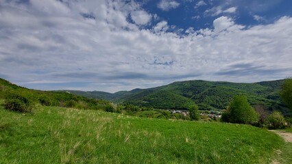 Fototapeta premium Landscape of the Silesian Beskids
