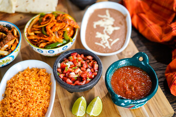 Spanish mexican food preperation