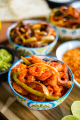 Shrimp Fajitas