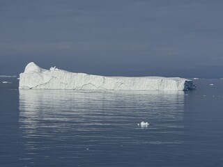 ice barrrier near ilulissat, greenland