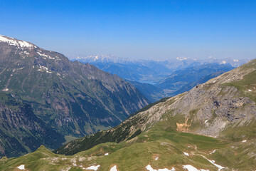 Fototapeta na wymiar Grossglockner Hochalpenstrasse - Scenic Alpine Road in Austria