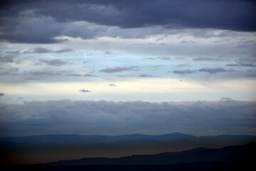 Blick von Freiburg Richtung Vogesen
