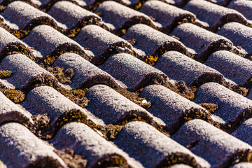 Tiles roof, house detail