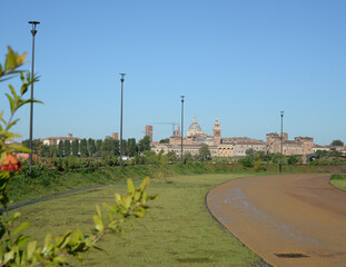 Obraz premium Mantova. Skyline. Campo Canoa. Rigoletto