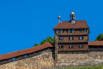 Esslinger Burg, Hochwacht, Esslingen am Neckar, Baden-Württemberg, Deutschland