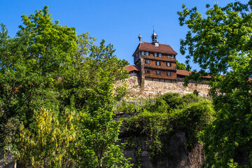 Esslinger Burg, Hochwacht, Esslingen am Neckar, Baden-Württemberg, Deutschland