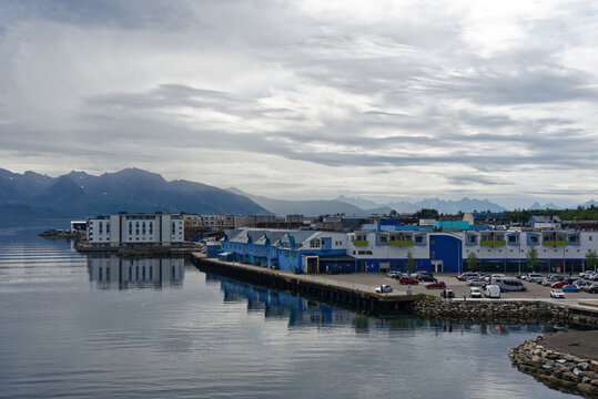 Norwegen - Sortland - Hafen