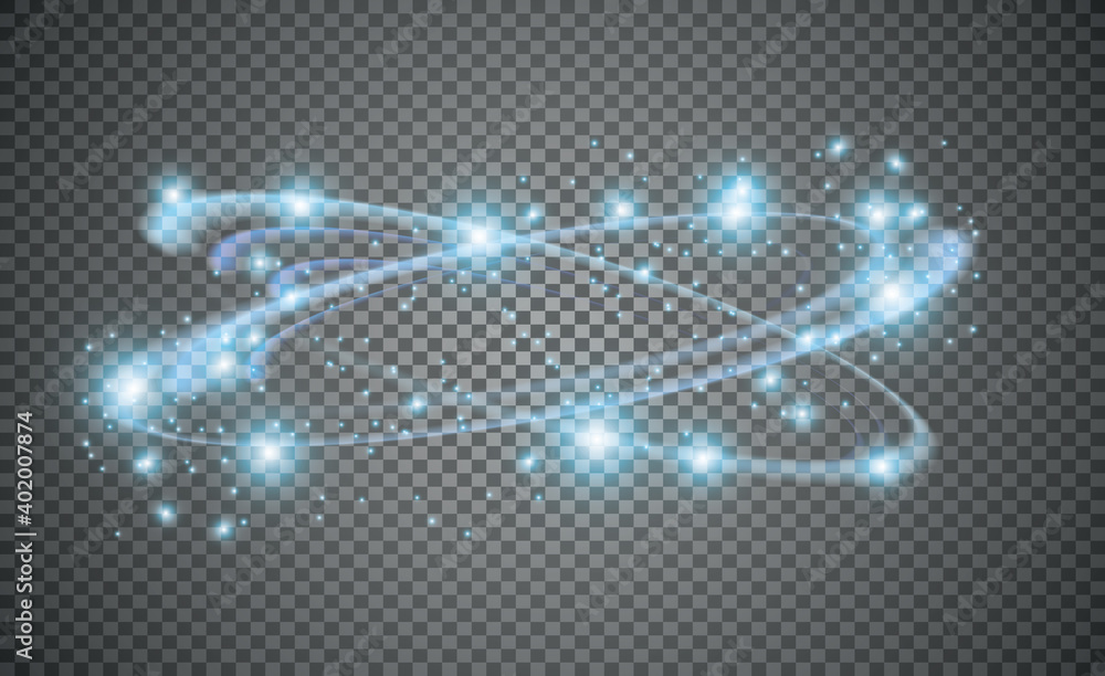Poster circular lens flare transparent light effect. abstract sparkling spark. ellipse border. shining shoc