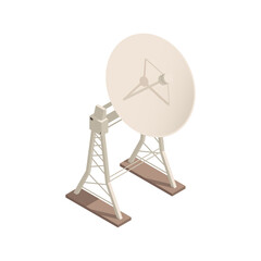 Isometric Astronomy Illustration