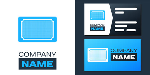 Logotype Doormat icon isolated on white background. Welcome mat sign. Logo design template element. Vector.