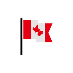 Fototapeta na wymiar Canada icon set flags vector symbol of country