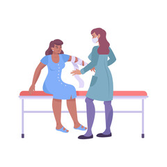 Medical Bandage Flat Composition