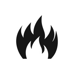 Fire flame burn energy icon