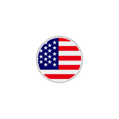 united state of America icon flags vector sign symbol of country