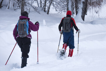 escursione con ciaspole racchette da neve 