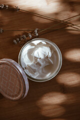 Handmade healthy organic body butter