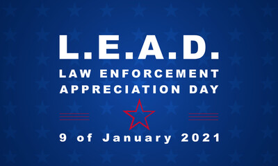 National Law Enforcement Appreciation Day - banner, poster, card