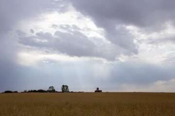 Naklejka premium Prairie Storm Clouds Canada