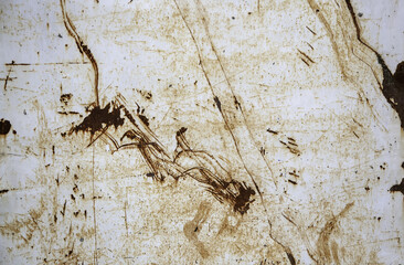 Rust texture on metal wall