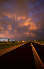 Prairie Storm Clouds Sunset