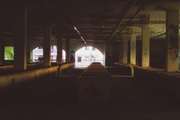 old abandoned building