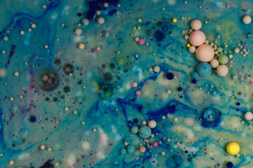 abstract background with bubbles colorful