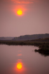 Sunset Saskatchewan Canada