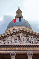 Fototapeta na wymiar The Pantheon edifice in Paris, France